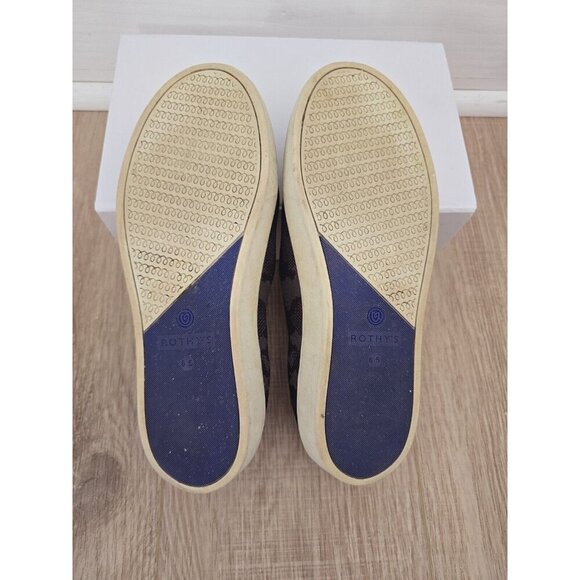 Rothy's The Original Slip On Camogrey Black Sneakers Shoes Womens Size 6.5 - Picture 12 of 13